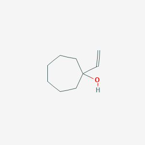 molecular formula C9H16O B14731703 Cycloheptanol, 1-ethenyl- CAS No. 6244-47-9