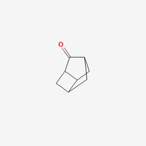 molecular formula C8H10O B14731713 Tricyclo[3.1.1.1(3,7)]octan-2-one CAS No. 6239-87-8