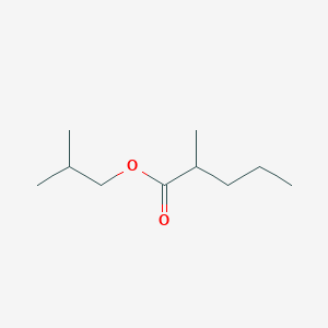 molecular formula C10H20O2 B14731731 Isobutyl 2-methylvalerate CAS No. 6297-42-3