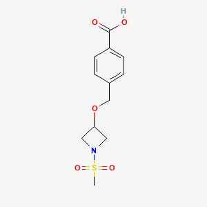 4-(((1-(Methylsulfonyl)azetidin-3-yl)oxy)methyl)benzoic acid