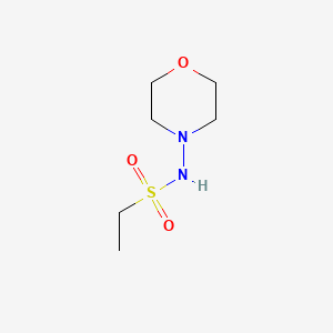 molecular formula C6H14N2O3S B14731754 N-(morpholin-4-yl)ethanesulfonamide CAS No. 6357-89-7