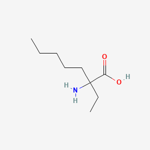 molecular formula C9H19NO2 B14731771 2-Amino-2-ethylheptanoic acid CAS No. 6341-49-7