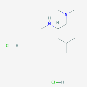 N1,N1,N2,4-tetramethylpentane-1,2-diamine dihydrochloride