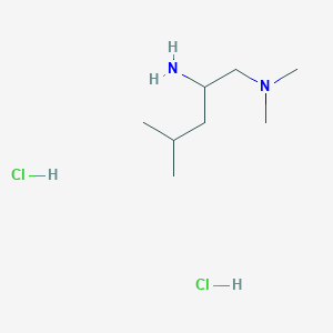 N1,N1,4-trimethylpentane-1,2-diamine dihydrochloride