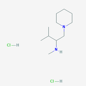 N,3-dimethyl-1-(piperidin-1-yl)butan-2-amine dihydrochloride