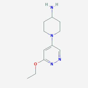 1-(6-Ethoxypyridazin-4-yl)piperidin-4-amine