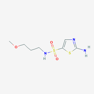 2-amino-N-(3-methoxypropyl)thiazole-5-sulfonamide