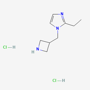 1-(azetidin-3-ylmethyl)-2-ethyl-1H-imidazole dihydrochloride