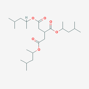 molecular formula C24H44O6 B14731900 Tris(4-methylpentan-2-yl) propane-1,2,3-tricarboxylate CAS No. 5401-00-3