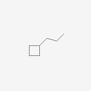 molecular formula C7H14 B14731909 Cyclobutane, propyl- CAS No. 4806-62-6