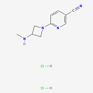 6-(3-(Methylamino)azetidin-1-yl)nicotinonitrile dihydrochloride