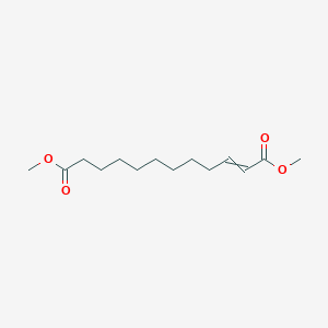 molecular formula C14H24O4 B14731969 Dimethyl dodecenediate CAS No. 13038-20-5