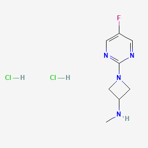 1-(5-fluoropyrimidin-2-yl)-N-methylazetidin-3-amine dihydrochloride