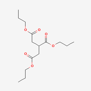 molecular formula C15H26O6 B14731986 Tripropyl propane-1,2,3-tricarboxylate CAS No. 5333-54-0