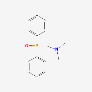 molecular formula C15H18NOP B14732009 Methanamine, 1-(diphenylphosphinyl)-N,N-dimethyl- CAS No. 13119-20-5