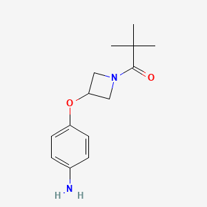 1-(3-(4-Aminophenoxy)azetidin-1-yl)-2,2-dimethylpropan-1-one