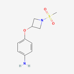 4-((1-(Methylsulfonyl)azetidin-3-yl)oxy)aniline