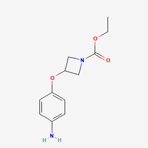 Ethyl 3-(4-aminophenoxy)azetidine-1-carboxylate