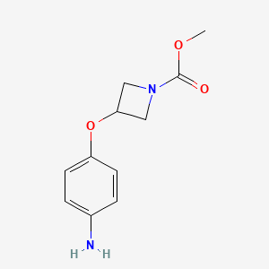 Methyl 3-(4-aminophenoxy)azetidine-1-carboxylate
