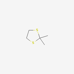 molecular formula C5H10S2 B14732090 2,2-Dimethyl-1,3-dithiolane CAS No. 6008-78-2