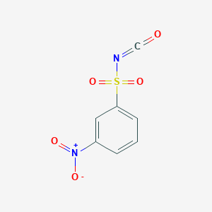 molecular formula C7H4N2O5S B14732096 Benzenesulfonyl isocyanate, 3-nitro- CAS No. 7018-79-3