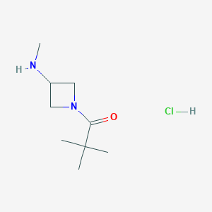 2,2-Dimethyl-1-(3-(methylamino)azetidin-1-yl)propan-1-one hydrochloride