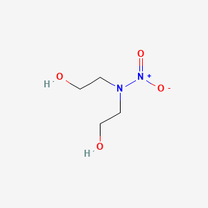 molecular formula C4H10N2O4 B14732125 N,N-Bis(2-hydroxyethyl)nitramide CAS No. 13084-48-5