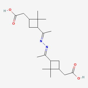 molecular formula C20H32N2O4 B14732169 Pinolic acid, azine CAS No. 5422-97-9