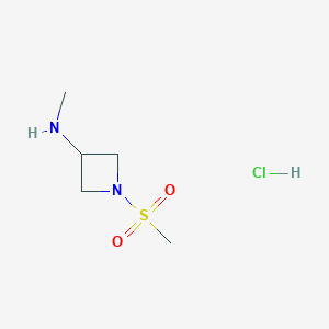 N-methyl-1-(methylsulfonyl)azetidin-3-amine hydrochloride