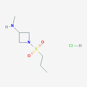 N-methyl-1-(propylsulfonyl)azetidin-3-amine hydrochloride