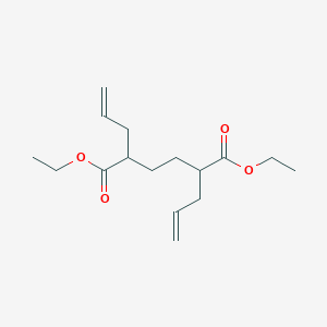 molecular formula C16H26O4 B14732209 Diethyl 2,5-di(prop-2-en-1-yl)hexanedioate CAS No. 6337-30-0