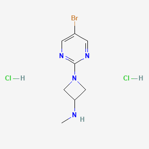 1-(5-bromopyrimidin-2-yl)-N-methylazetidin-3-amine dihydrochloride