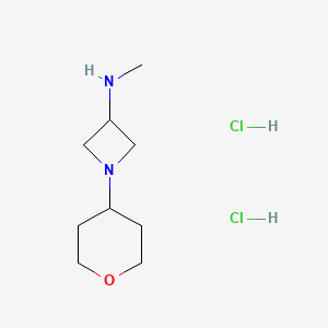 N-methyl-1-(tetrahydro-2H-pyran-4-yl)azetidin-3-amine dihydrochloride