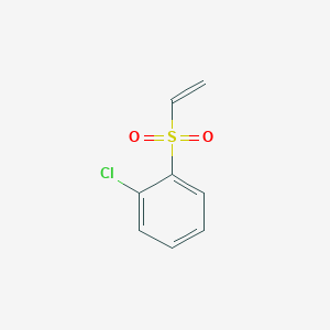 molecular formula C8H7ClO2S B14732241 1-Chloro-2-(ethenesulfonyl)benzene CAS No. 5535-44-4