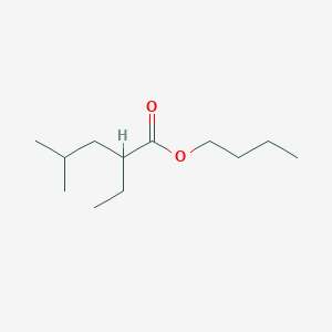 molecular formula C12H24O2 B14732262 Butyl 2-ethyl-4-methylpentanoate CAS No. 6323-95-1