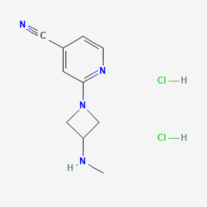 2-(3-(Methylamino)azetidin-1-yl)isonicotinonitrile dihydrochloride