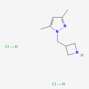 1-(azetidin-3-ylmethyl)-3,5-dimethyl-1H-pyrazole dihydrochloride