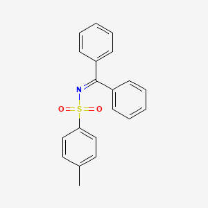 molecular formula C20H17NO2S B14732298 Benzenesulfonamide, N-(diphenylmethylene)-4-methyl- CAS No. 10399-00-5