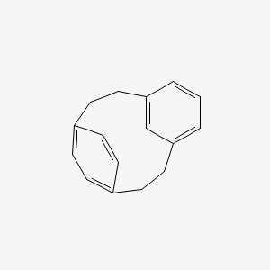 molecular formula C16H16 B14732323 2,2-Metaparacyclophane CAS No. 5385-36-4