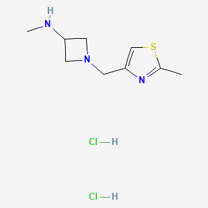 N-methyl-1-((2-methylthiazol-4-yl)methyl)azetidin-3-amine dihydrochloride