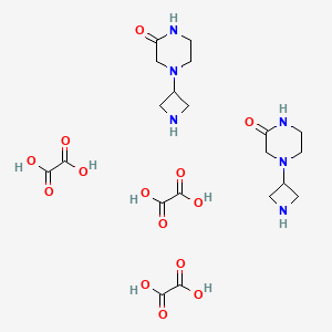 4-(Azetidin-3-yl)piperazin-2-one sesquioxalate