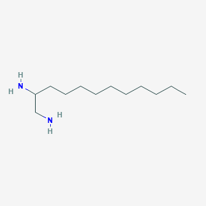molecular formula C12H28N2 B14732358 Dodecane-1,2-diamine CAS No. 4843-89-4