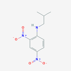 molecular formula C10H13N3O4 B14732373 N-(2-methylpropyl)-2,4-dinitroaniline CAS No. 13059-88-6
