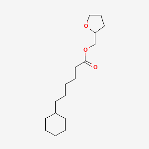 molecular formula C17H30O3 B14732398 Oxolan-2-ylmethyl 6-cyclohexylhexanoate CAS No. 6282-64-0