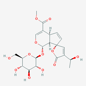 molecular formula C21H26O12 B147324 梅花苷 CAS No. 511-89-7