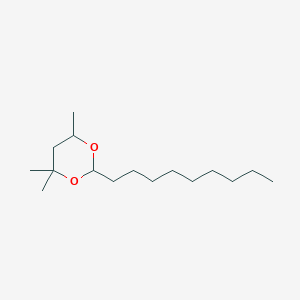 molecular formula C16H32O2 B14732408 4,4,6-Trimethyl-2-nonyl-1,3-dioxane CAS No. 5420-39-3