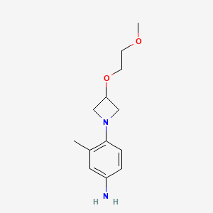4-[3-(2-Methoxyethoxy)azetidin-1-yl]-3-methylaniline