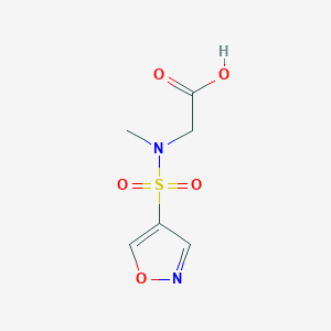 2-(N-methyl1,2-oxazole-4-sulfonamido)acetic acid