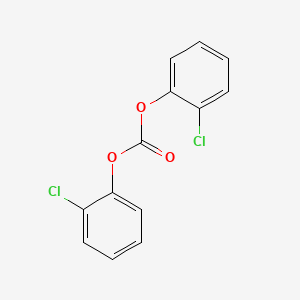 molecular formula C13H8Cl2O3 B14732481 Carbonic acid, bis(2-chlorophenyl) ester CAS No. 5676-66-4