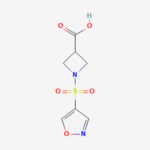 1-(1,2-Oxazole-4-sulfonyl)azetidine-3-carboxylic acid